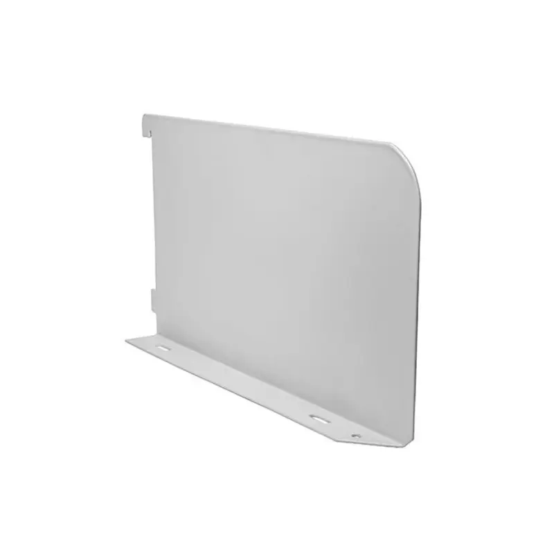 TIMCO Twin Slot Shelf End White - 200mm