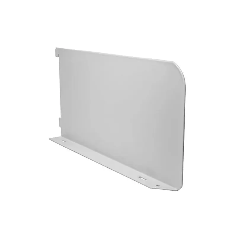 TIMCO Twin Slot Shelf End White - 300mm