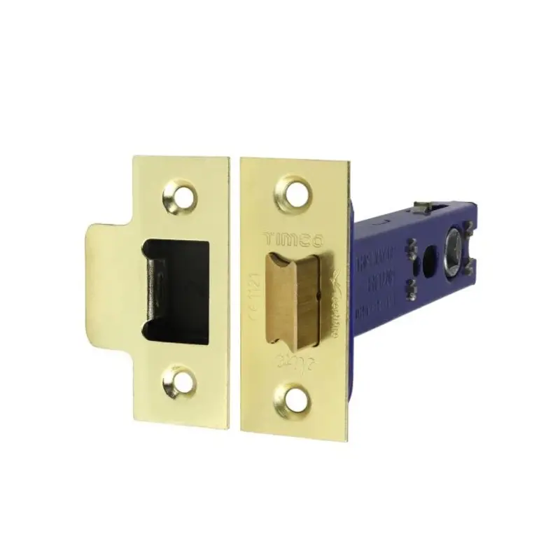 TIMCO Architectural Tubular Latch Electro Brass & Satin Nickel - 103mm