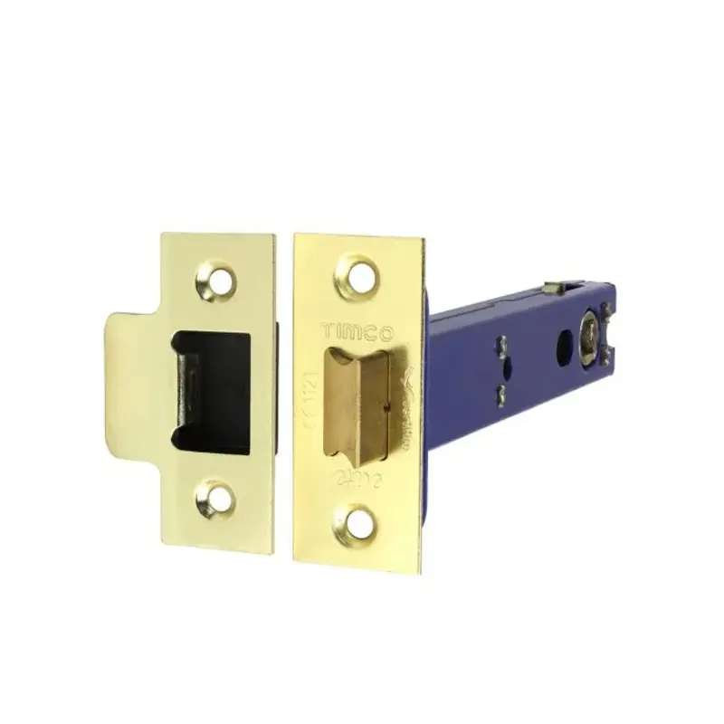 TIMCO Architectural Tubular Latch Electro Brass & Satin Nickel - 128mm