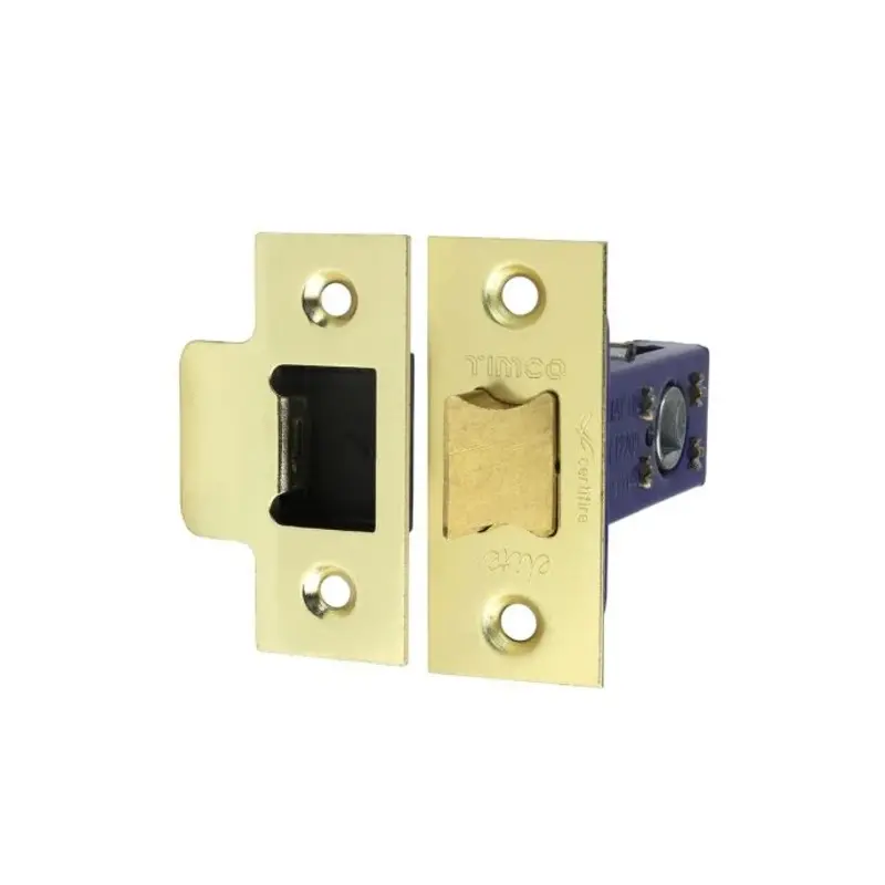 TIMCO Architectural Tubular Latch Electro Brass & Satin Nickel - 64mm
