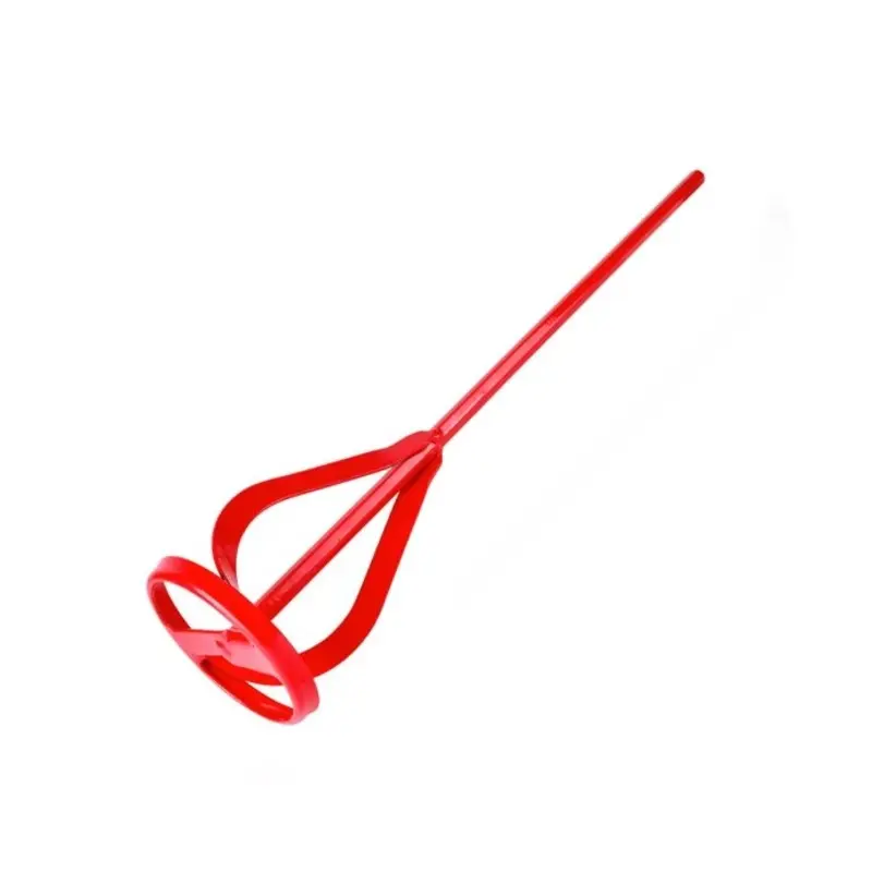TIMCO Paint Mixer, Paint and Plaster Mixing Paddle for Drill, Red - 400 x 80mm