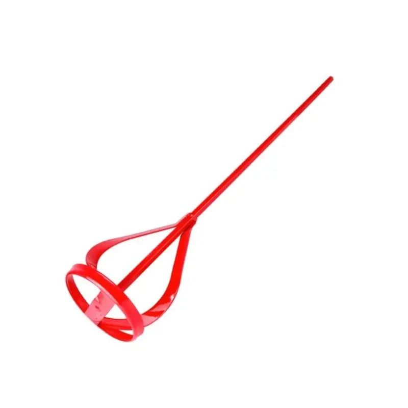 TIMCO Paint Mixer, Paint and Plaster Mixing Paddle for Drill, Red - 600 x 100mm