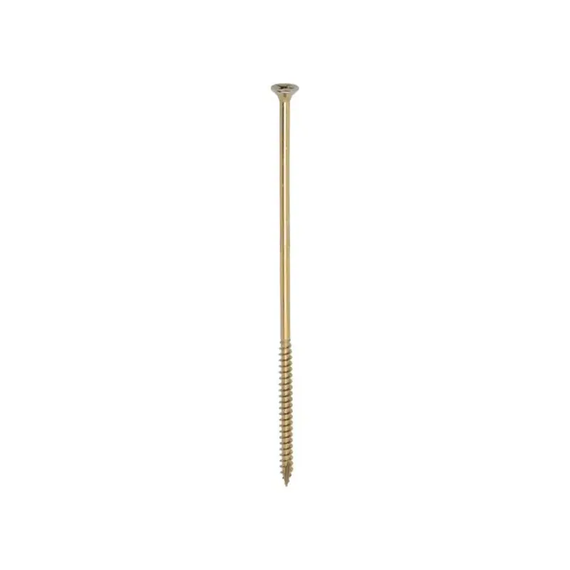 TIMCO Classic Multi-Purpose Countersunk Gold Woodscrews - 6.0 x 180 - Pack of 100 Pieces