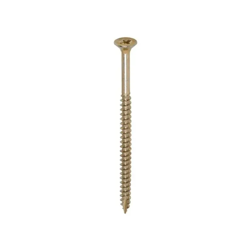 TIMCO Classic Multi-Purpose Countersunk Gold Woodscrews - 6.0 x 100 - Pack of 100 Pieces