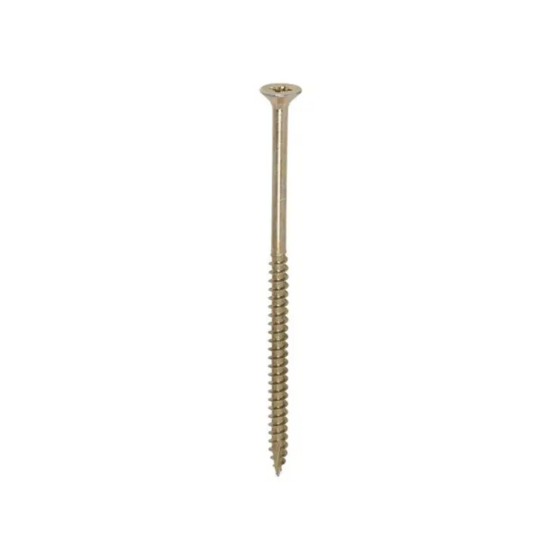 TIMCO Classic Multi-Purpose Countersunk Gold Woodscrews - 6.0 x 120 - Pack of 100 Pieces
