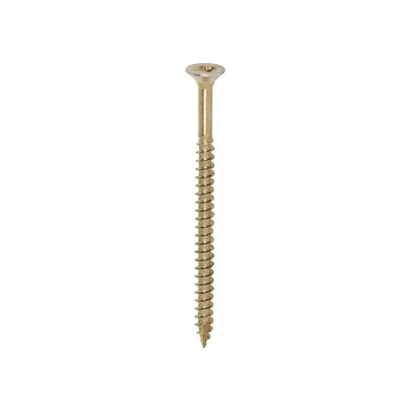 TIMCO Classic Multi-Purpose Countersunk Gold Woodscrews - 6.0 x 90 - Pack of 100 Pieces