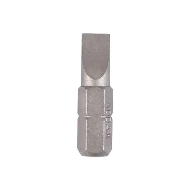 TIMCO Slotted Driver Bit S2 Grey - 6.0 x 1.0 x 25 - Pack of 2 Pieces