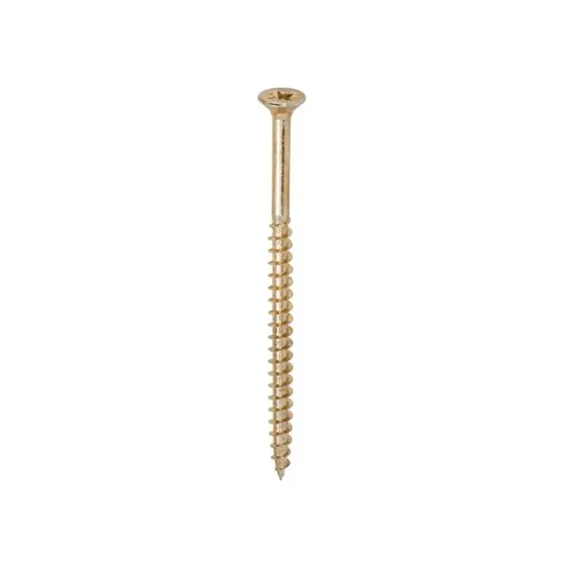 TIMCO Solo Countersunk Gold Woodscrews - 6.0 x 100 - Pack of 100 Pieces