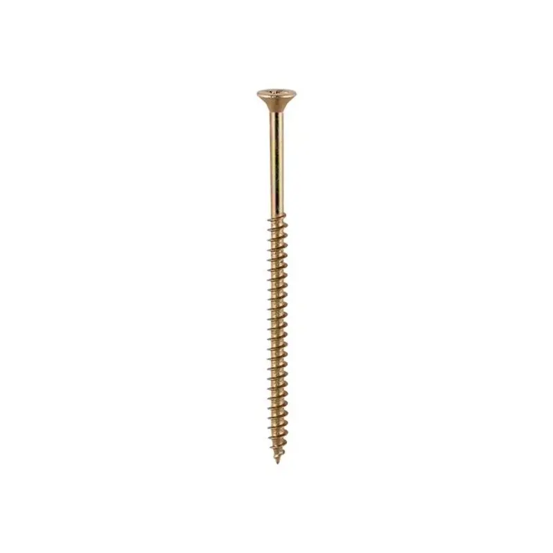 TIMCO Solo Countersunk Gold Woodscrews - 6.0 x 80 - Pack of 4 Pieces