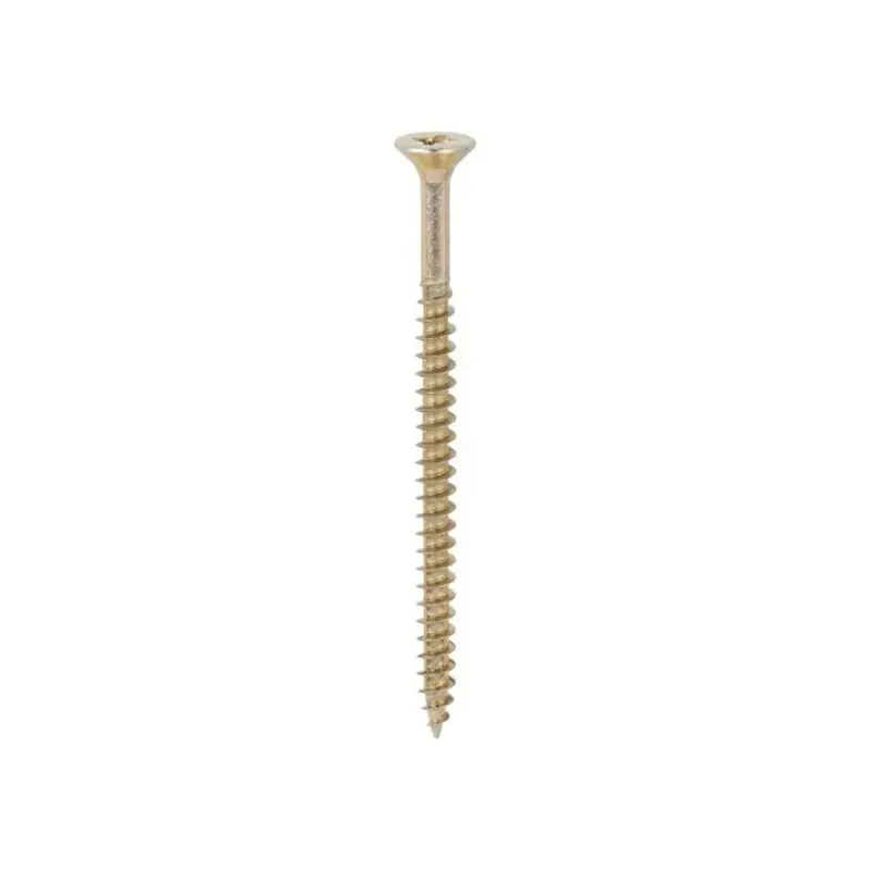 TIMCO Solo Countersunk Gold Woodscrews - 6.0 x 90 - Pack of 100 Pieces