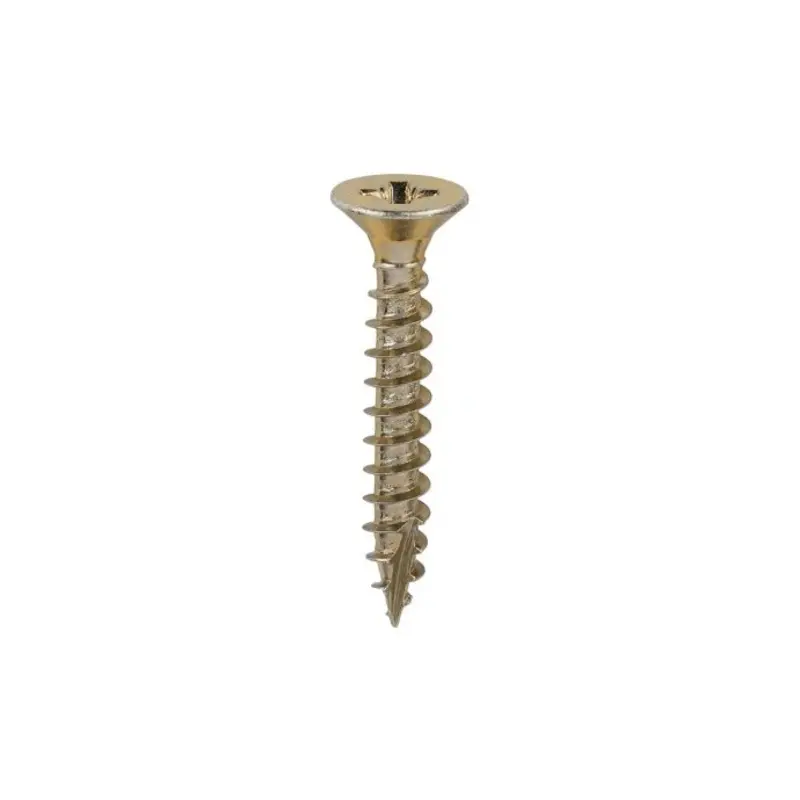 TIMCO Classic Multi-Purpose Countersunk Gold Woodscrews - 6.0 x 40 - Pack of 200 Pieces