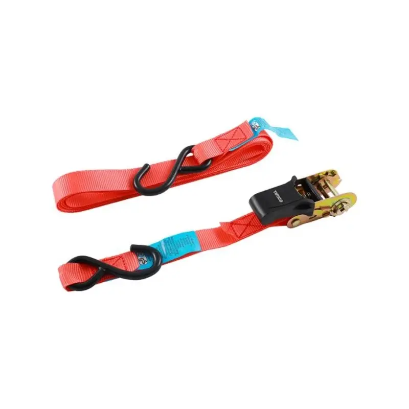 TIMCO S Hook Ratchet Straps Standard Duty - 5m x 25mm - Pack of 2 Pieces