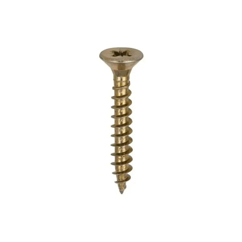 TIMCO Solo Countersunk Gold Woodscrews - 6.0 x 40 - Pack of 200 Pieces