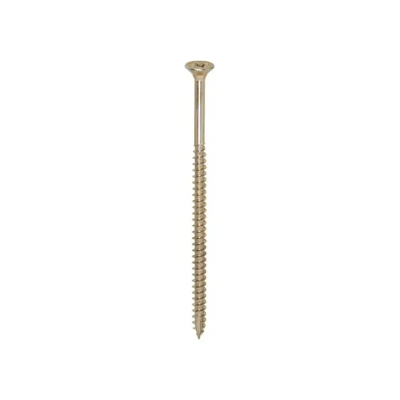 TIMCO Classic Multi-Purpose Countersunk Gold Woodscrews - 5.0 x 100 - Pack of 100 Pieces