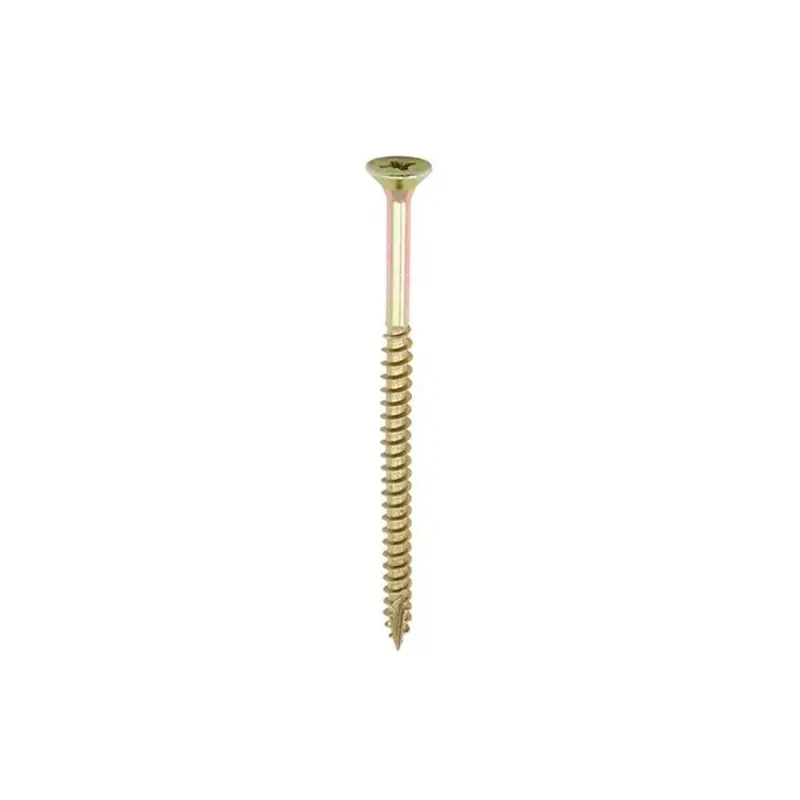 TIMCO Classic Multi-Purpose Countersunk Gold Woodscrews - 5.0 x 120 - Pack of 100 Pieces