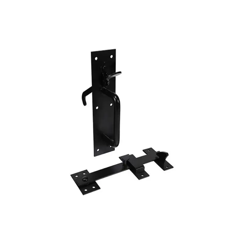 TIMCO Heavy Duty Suffolk Latch Black - 219 x 50mm