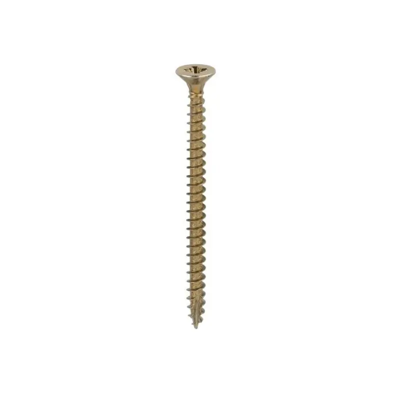 TIMCO Classic Multi-Purpose Countersunk Gold Woodscrews - 5.0 x 55 - Pack of 200 Pieces