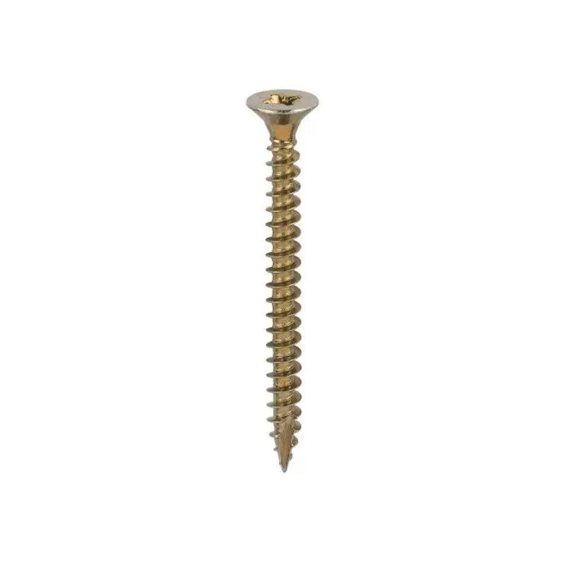TIMCO Classic Multi-Purpose Countersunk Gold Woodscrews - 5.0 x 60 - Pack of 200 Pieces
