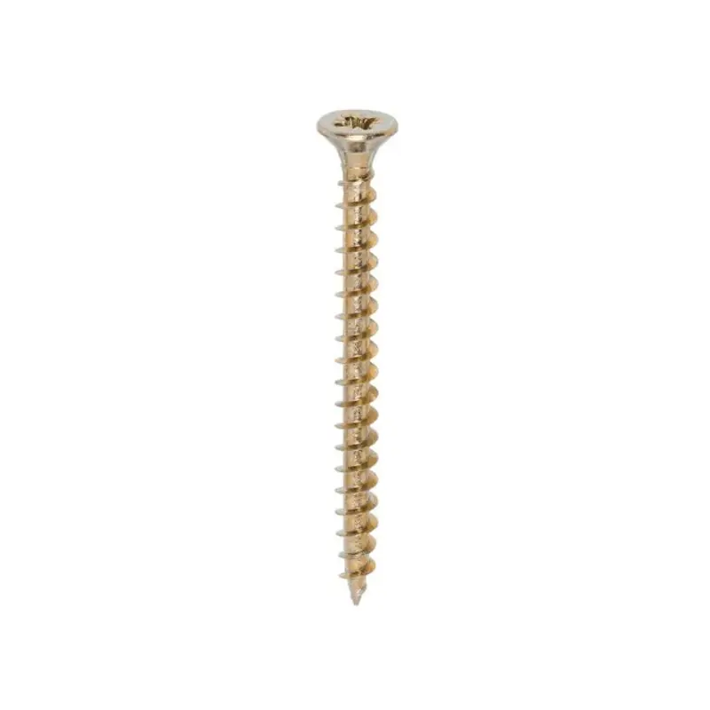 TIMCO Solo Countersunk Gold Woodscrews - 5.0 x 60 - Pack of 200 Pieces