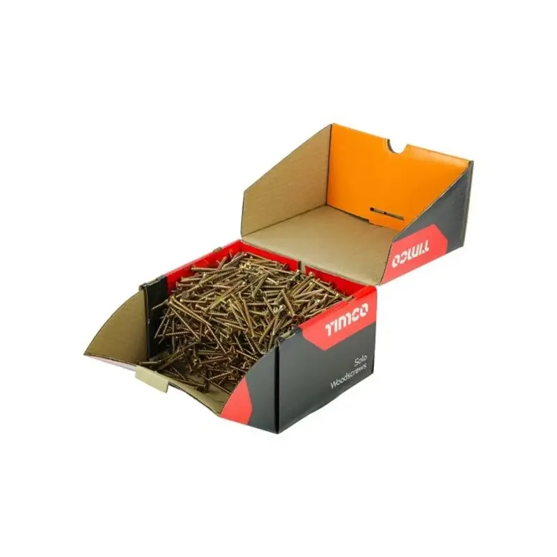 TIMCO Solo Countersunk Gold Woodscrews - 5.0 x 70 - Pack of 1000 Pieces