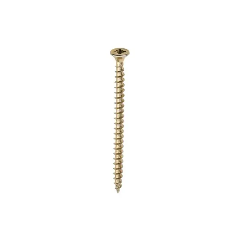 TIMCO Solo Countersunk Gold Woodscrews - 5.0 x 75 - Pack of 200 Pieces