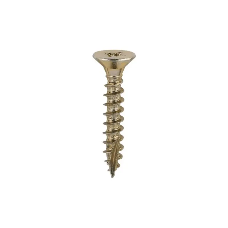TIMCO Classic Multi-Purpose Countersunk Gold Woodscrews - 5.0 x 30 - Pack of 200 Pieces