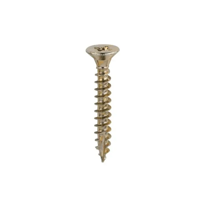 TIMCO Classic Multi-Purpose Countersunk Gold Woodscrews - 5.0 x 35 - Pack of 200 Pieces