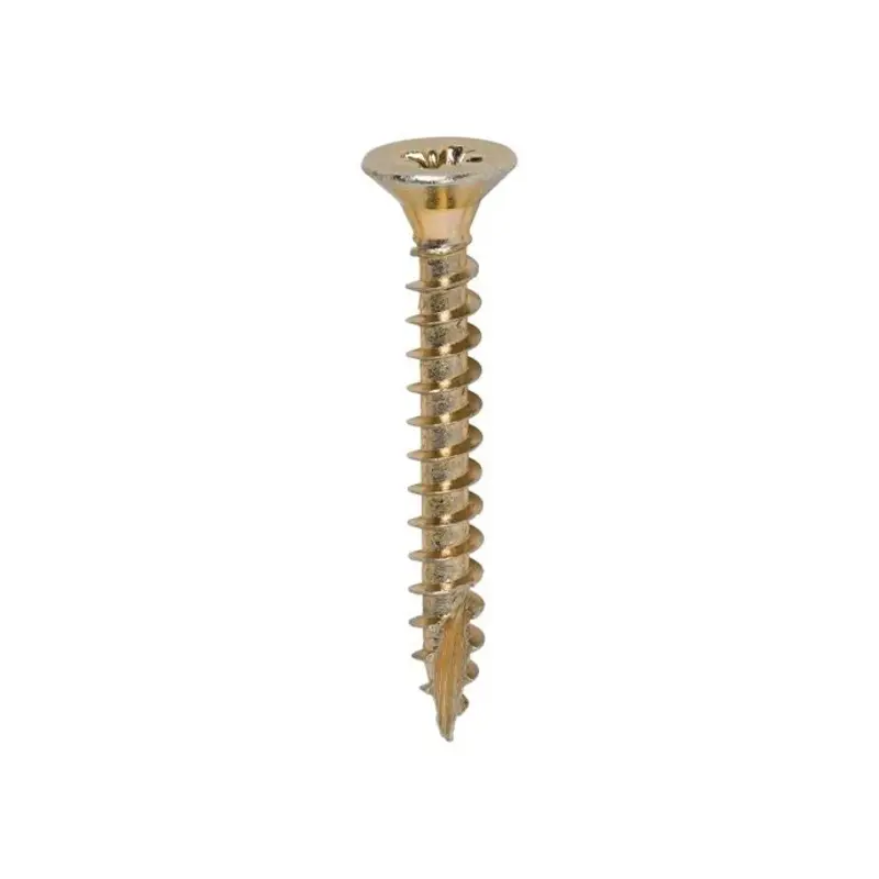 TIMCO Classic Multi-Purpose Countersunk Gold Woodscrews - 5.0 x 40 - Pack of 200 Pieces