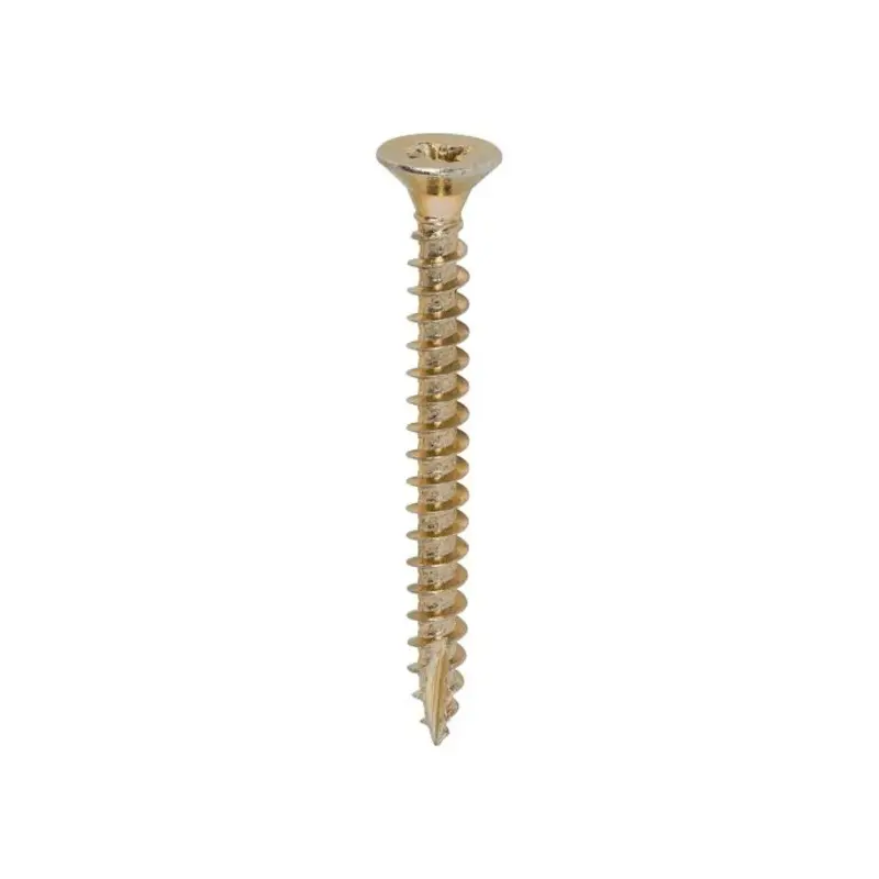 TIMCO Classic Multi-Purpose Countersunk Gold Woodscrews - 5.0 x 50 - Pack of 200 Pieces