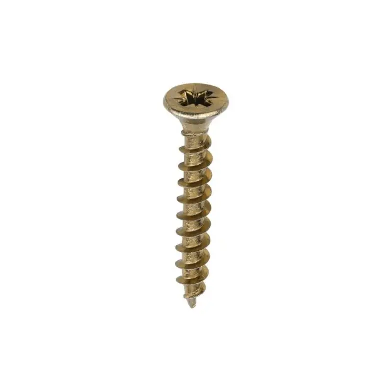 TIMCO Solo Countersunk Gold Woodscrews - 5.0 x 35 - Pack of 200 Pieces