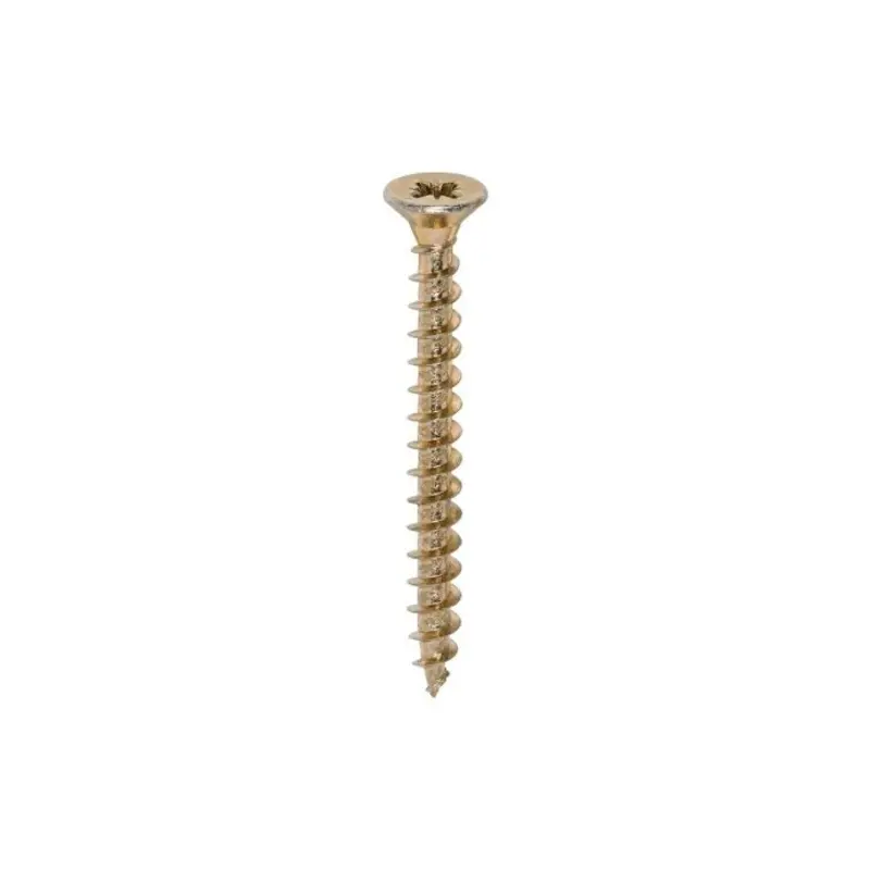 TIMCO Solo Countersunk Gold Woodscrews - 5.0 x 50 - Pack of 200 Pieces
