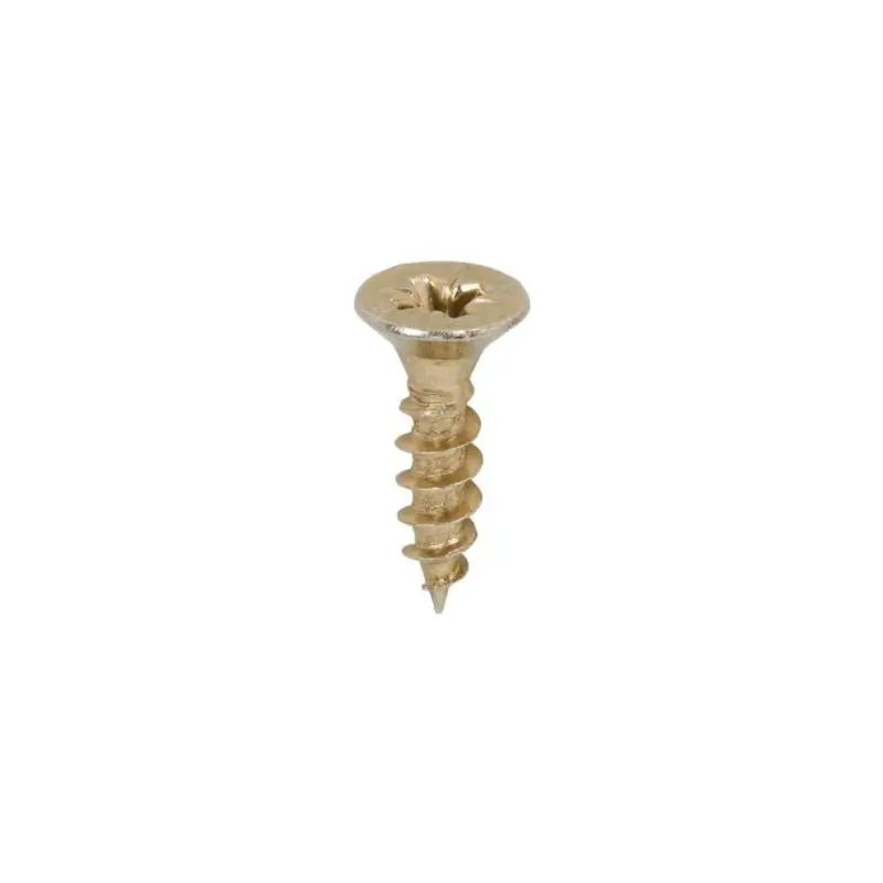 TIMCO Classic Multi-Purpose Countersunk Gold Woodscrews - 5.0 x 20 - Pack of 200 Pieces