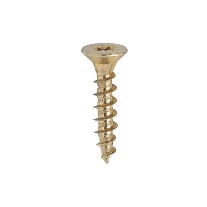 TIMCO Solo Countersunk Gold Woodscrews - 5.0 x 25 - Pack of 200 Pieces