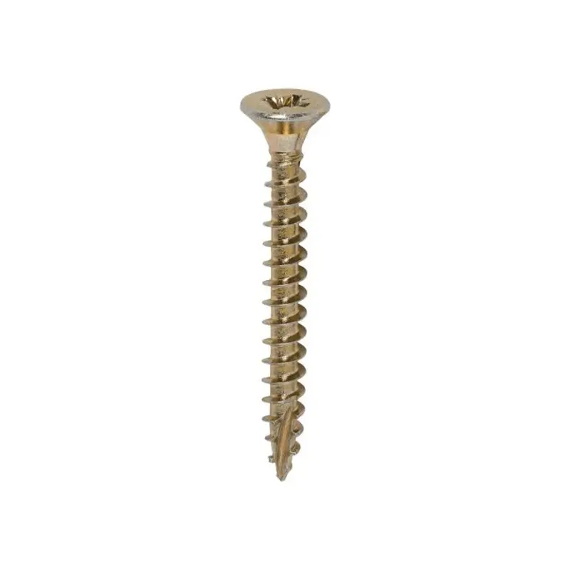 TIMCO Classic Multi-Purpose Countersunk Gold Woodscrews - 4.5 x 40 - Pack of 200 Pieces