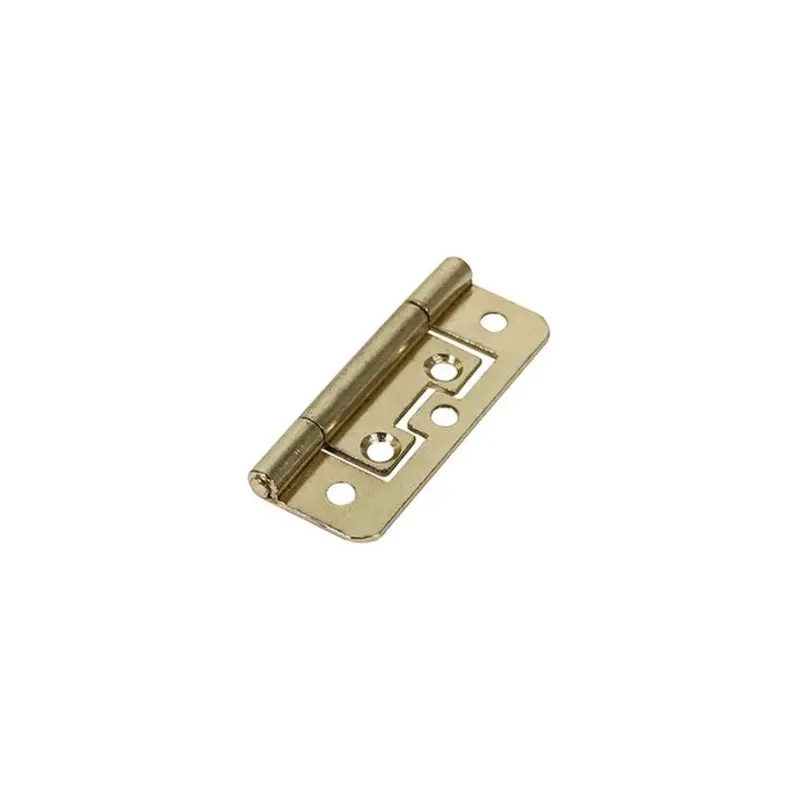 TIMCO Flush Hinges (105) Steel Electro Brass - 63 x 37 - Pack of 2 Pieces