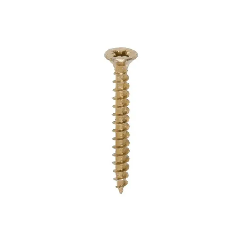 TIMCO Solo Countersunk Gold Woodscrews - 4.5 x 40 - Pack of 200 Pieces