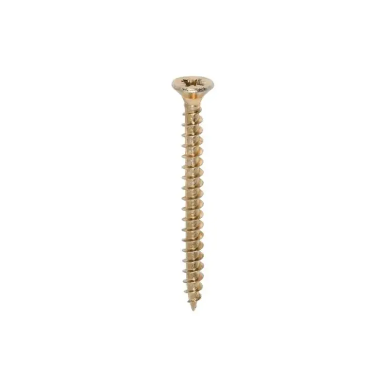 TIMCO Solo Countersunk Gold Woodscrews - 4.5 x 50 - Pack of 200 Pieces