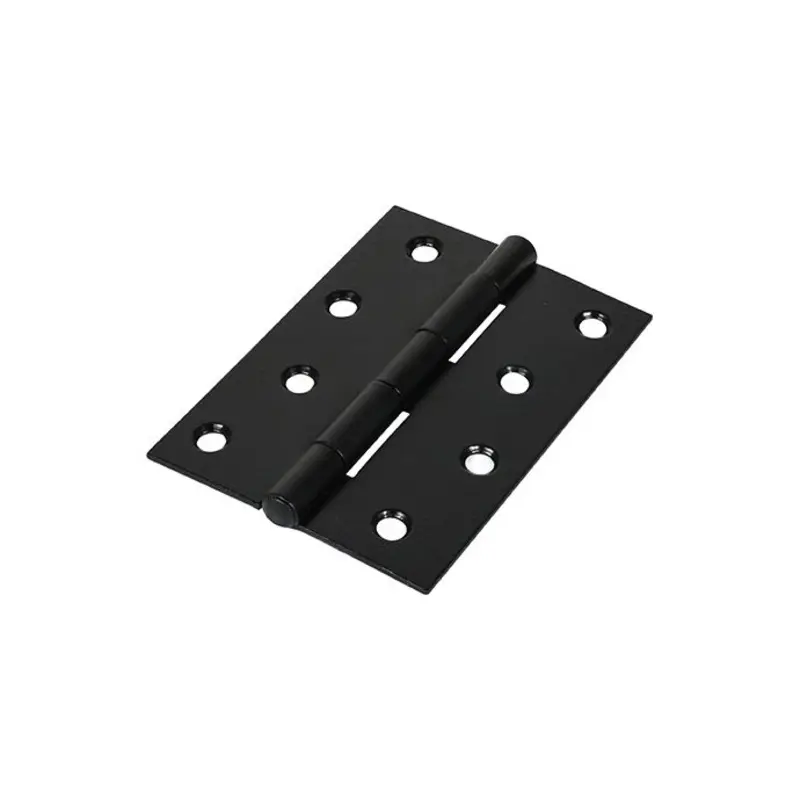 TIMCO Butt Hinges Fixed Pin (1838) Steel Black - 100 x 70 - Pack of 2 Pieces