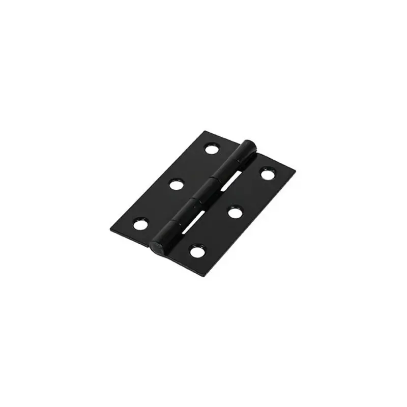 TIMCO Butt Hinges Fixed Pin (1838) Steel Black - 75 x 50 - Pack of 2 Pieces