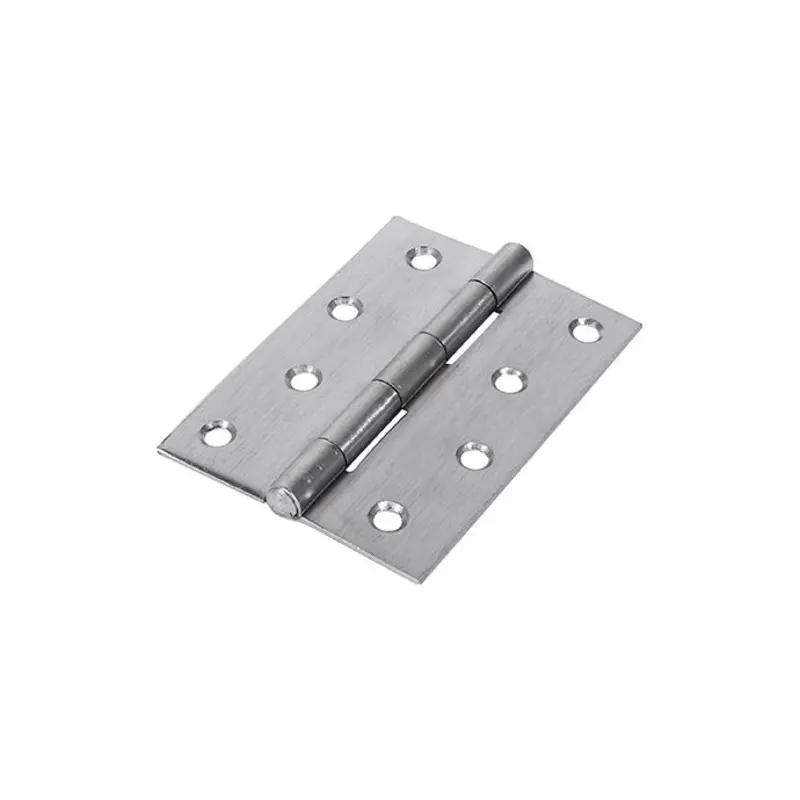 TIMCO Butt Hinges Fixed Pin (1838) Steel Satin Chrome - 100 x 70 - Pack of 2 Pieces