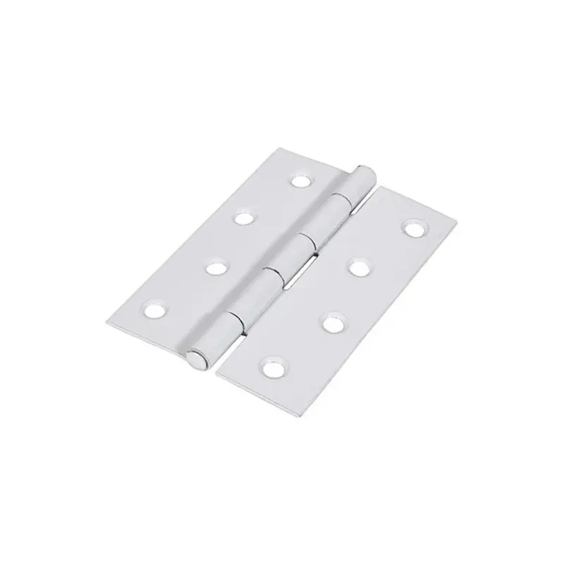 TIMCO Butt Hinges Fixed Pin (1838) Steel White - 100 x 70 - Pack of 2 Pieces