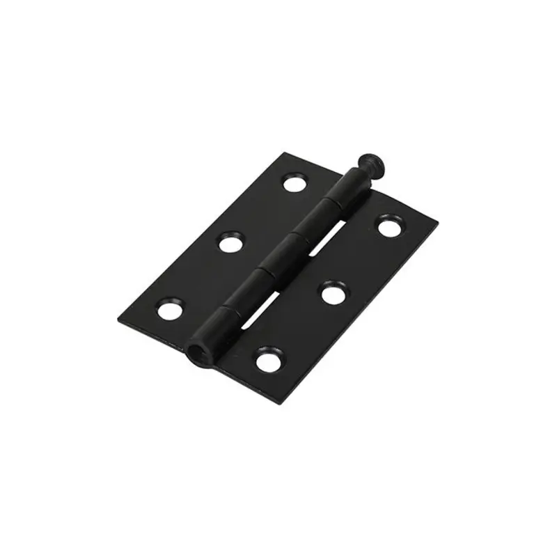 TIMCO Butt Hinges Loose Pin (1840) Steel Black - 75 x 50 - Pack of 2 Pieces