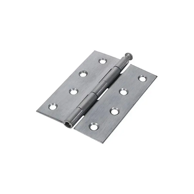 TIMCO Butt Hinges Loose Pin (1840) Steel Satin Chrome - 100 x 71 - Pack of 2 Pieces