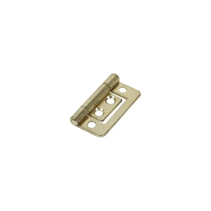 TIMCO Flush Hinges (105) Steel Electro Brass - 38 x 28 - Pack of 2 Pieces