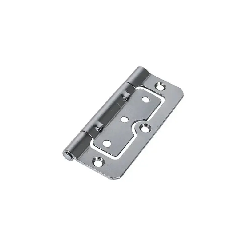 TIMCO Hurlinge Hinges Fixed Pin (104) Steel Polished Chrome - 101 x 66 - Pack of 2 Pieces