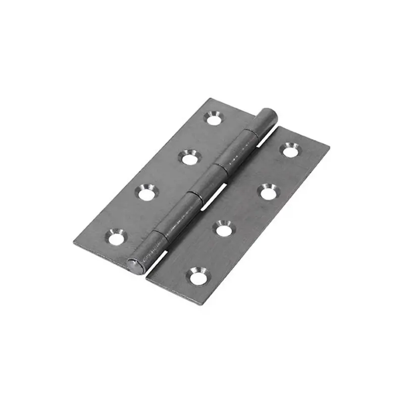 TIMCO Uncranked Butt Hinges (5050) Steel Self Colour - 100 x 58 - Pack of 2 Pieces