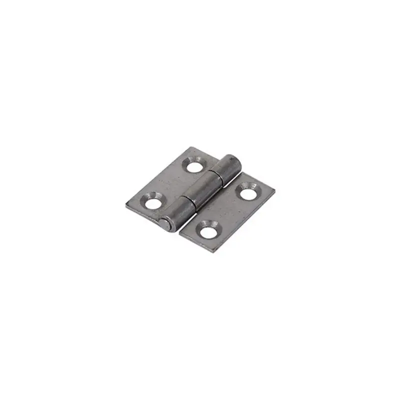 TIMCO Butt Hinges Fixed Pin (1838) Steel Self Colour - 25 x 25 - Pack of 2 Pieces