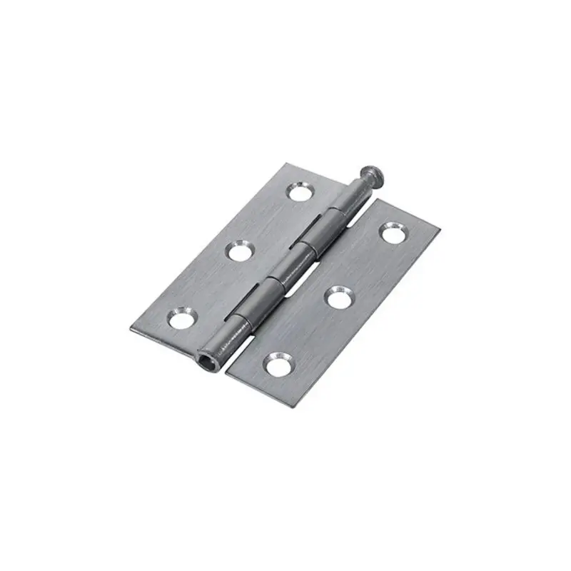 TIMCO Butt Hinges Loose Pin (1840) Steel Satin Chrome - 75 x 50 - Pack of 2 Pieces