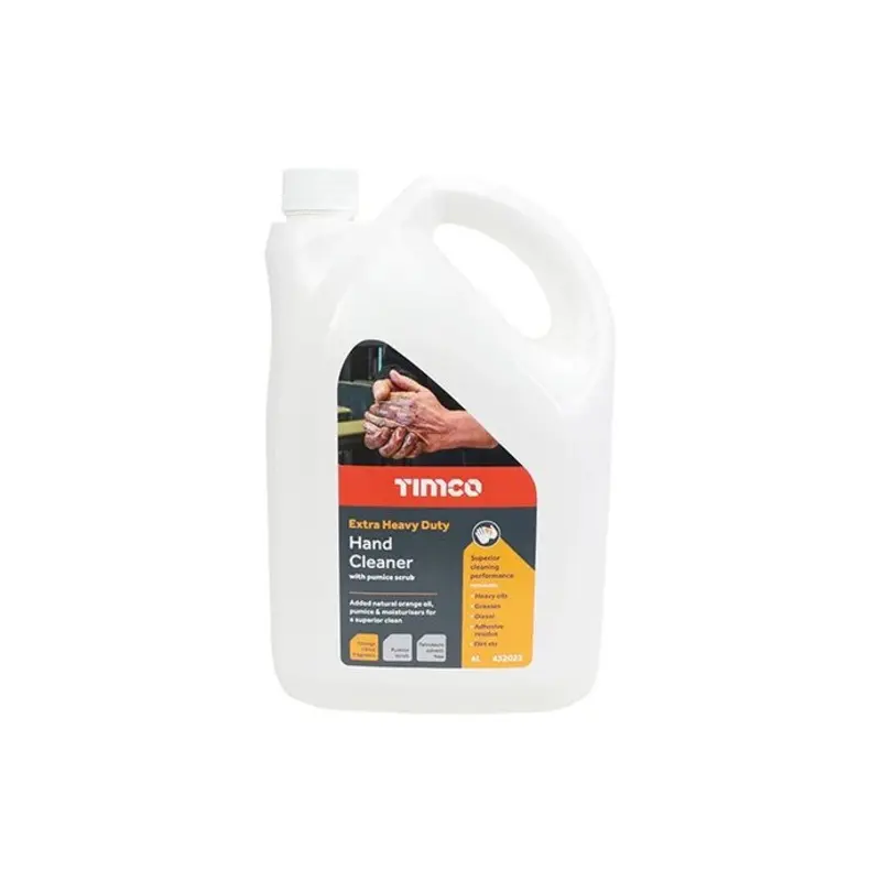 TIMCO Extra Heavy Duty Hand Cleaner Hand Pumice Scrub Orange - 4L